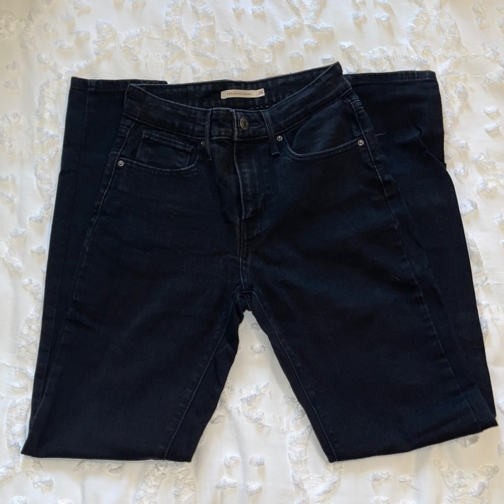 Levi’s 721 high rise skinny- black